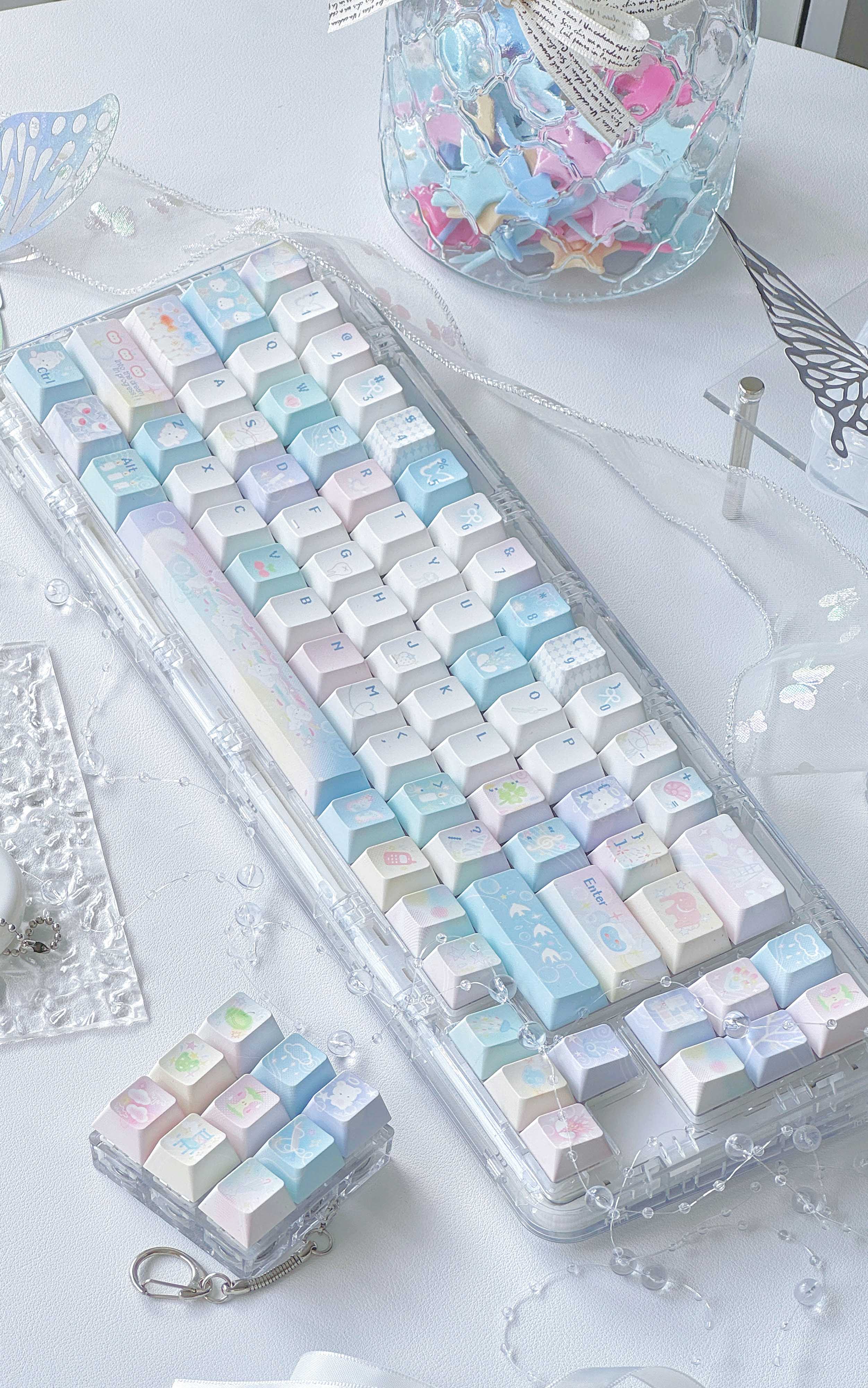 キーボード Calliope Silver by yoot NiZ Atom66 White | 66キー コンパクト静電容量キーボード | ミニマル