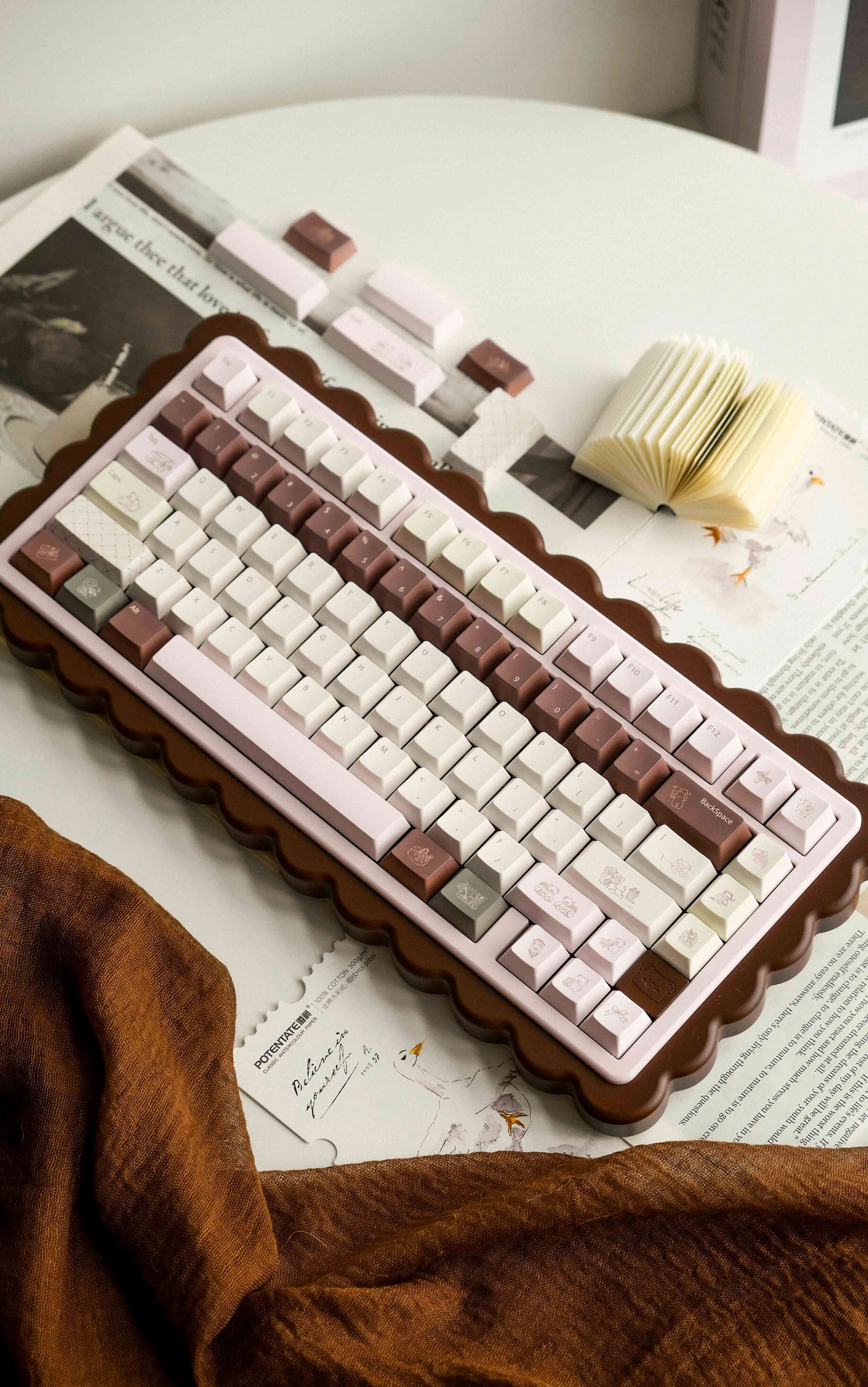 Miss Bearly keycaps